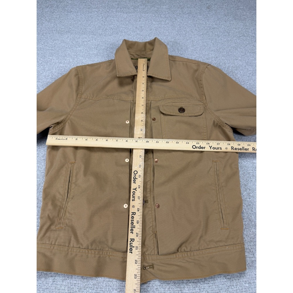Gap 1969 Mens Cedar Canvas Workwear Jacket Tan Brown Quilted Lining Small HOL10 - Picture 7 of 15